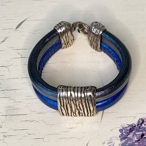 Licorice Leather Bracelet